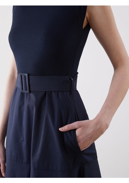 Yeni Sezon Bisiklet Yaka Kadın Elbise modelleri