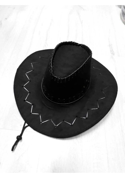 Süet Kovboy Şapka Foter Fotr