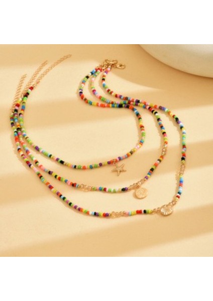 Renkli 3'lü Kolye fiyatları