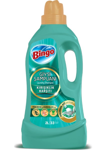 Kırışıklık Karşıtı Giysi Şampuanı 2000 Litre