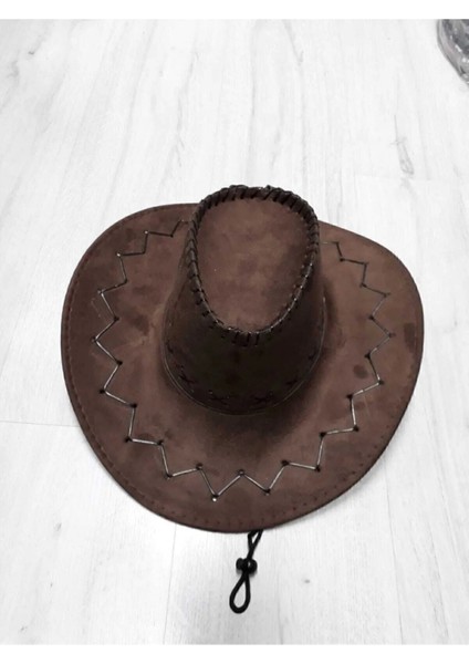 Süet Kovboy Şapka Foter Fotr