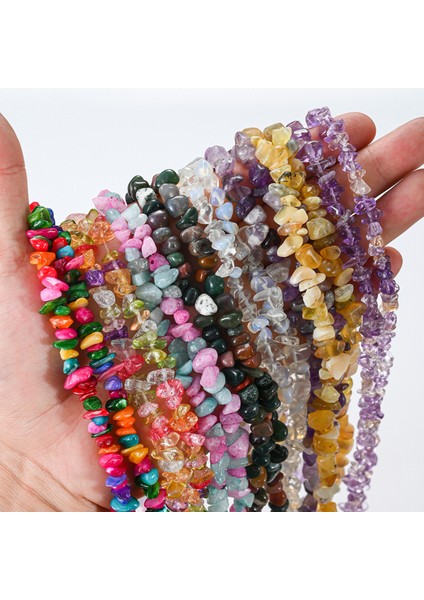 Karışık Düzensiz Doğal Taş Kolye Renk Seçeneği Var indirimleri