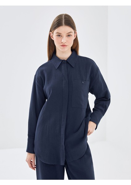 Yeni Sezon Düz Oversize Kadın Gömlek Tunik