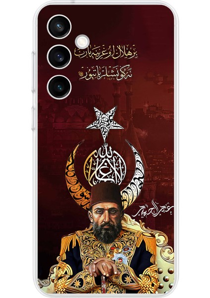 Samsung Galaxy S23 Fe Uyumlu Abdülhamid Han Baskılı Silikon Kılıf