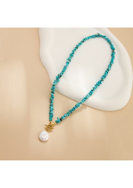 Turkuaz Firuze Doğal Taş Kolye Renk Seçeneği Var fiyatları