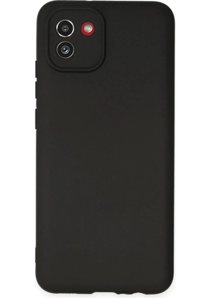 Samsung Galaxy A03 Kılıf First Silikon - Siyah