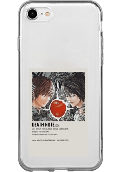 iPhone 6 - 6s Uyumlu Death Note Poster Tasarımlı Baskılı Silikon Kılıf