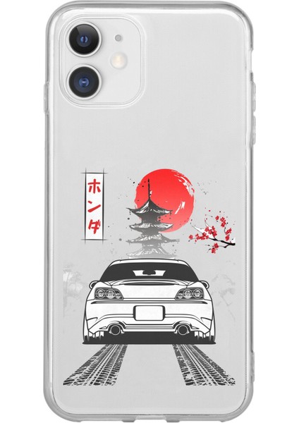 iPhone 11 Uyumlu S2000 Tasarımlı Baskılı Silikon Kılıf