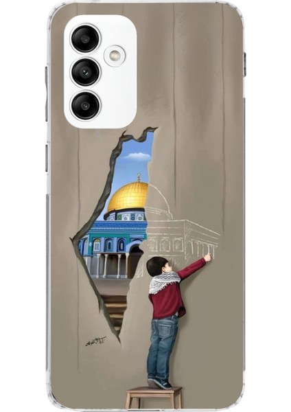 Samsung Galaxy A05S Uyumlu Mescid-I Aksa Duvar Baskılı Silikon Kılıf