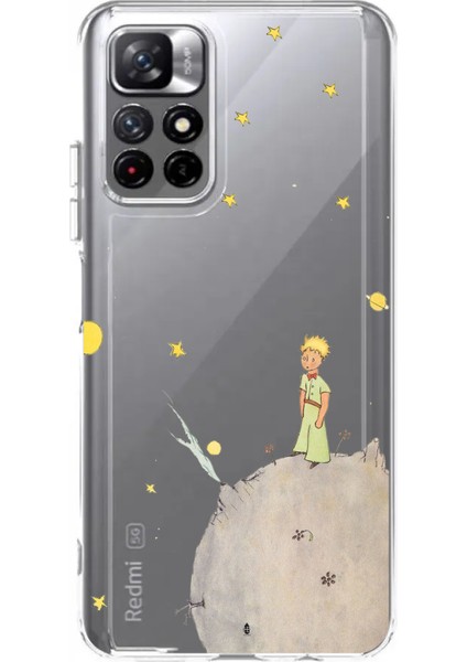 Redmi 10 Uyumlu Küçük Prens Tasarımlı Baskılı Silikon Kılıf