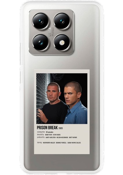 Xiaomi Mi 14T Pro Uyumlu Prison Break Tasarımlı Baskılı Silikon Kılıf