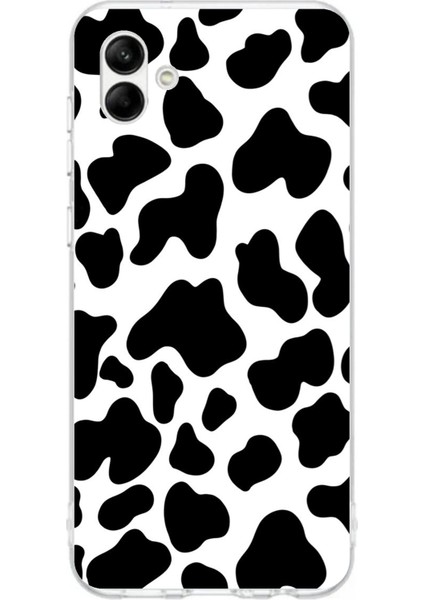 Samsung Galaxy A06 Uyumlu Inek Desenli Tasarımlı Baskılı Silikon Kılıf