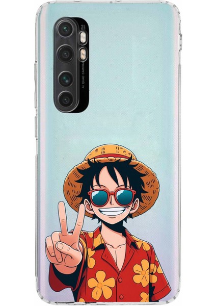Mi Note 10 Lite Uyumlu Monkey D. Luffy Tasarımlı Baskılı Silikon Kılıf