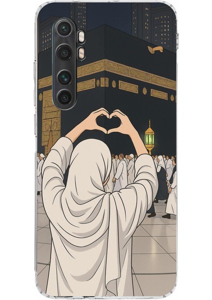 Mi Note 10 Lite Uyumlu Kabe Aşkı Baskılı Silikon Kılıf