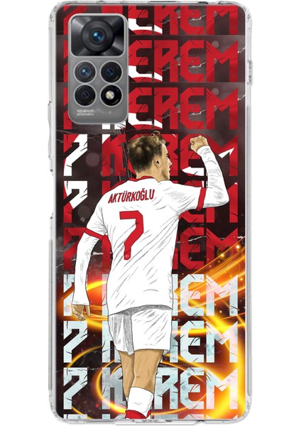 Redmi Note 12 Pro 4g Uyumlu Kerem Aktürkoğlu Sevinç Baskılı Silikon Kılıf
