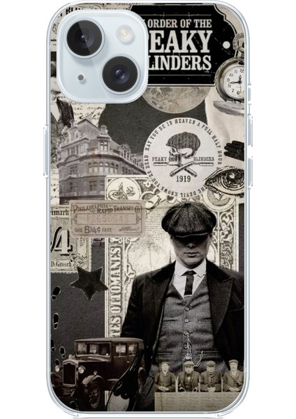 iPhone 15 Uyumlu Peaky Blinders Baskılı Silikon Kılıf