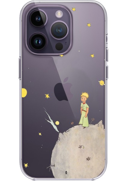 iPhone 14 Pro Max Uyumlu Küçük Prens Tasarımlı Baskılı Silikon Kılıf