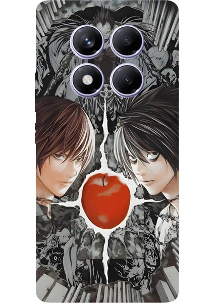 Redmi Note 14 Pro Plus 5g Uyumlu Death Note Kapak Tasarımlı Baskılı Silikon Kılıf
