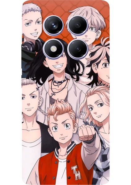 Redmi Note 14 Pro Plus 5g Uyumlu Tokyo Revengers Karakterler Baskılı Silikon Kılıf