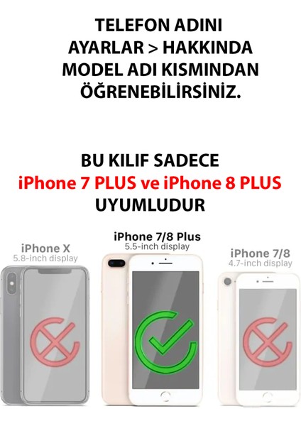 iPhone 7 Plus ve 8 Plus Uyumlu Küçük Prens Tasarımlı Baskılı Silikon Kılıf fiyatları