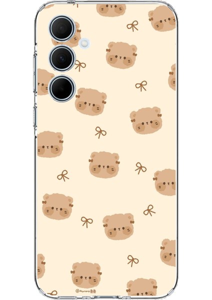 Samsung Galaxy A35 Uyumlu Sevimli Ayıcıklar Baskılı Silikon Kılıf