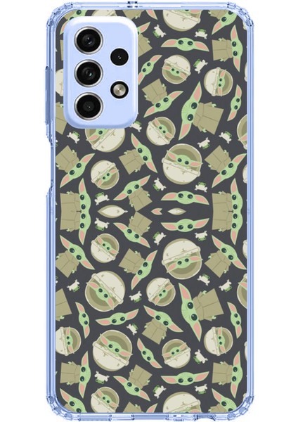 Samsung Galaxy A33 Uyumlu Minik Yodalar Duvar Kağıdı Baskılı Silikon Kılıf