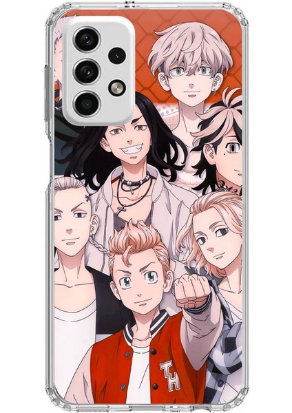 Samsung Galaxy A73 Uyumlu Tokyo Revengers Karakterler Baskılı Silikon Kılıf