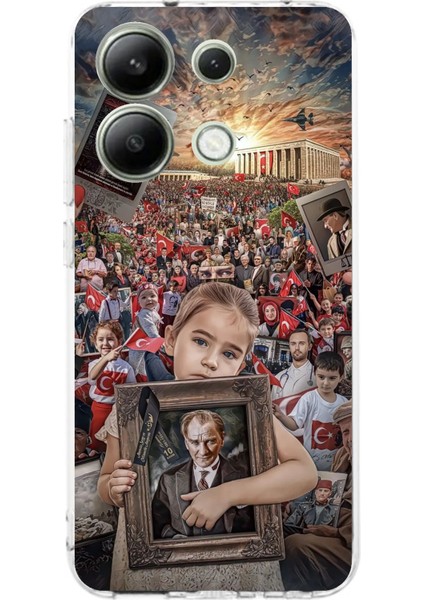 Redmi Note 13 4g Uyumlu Atatürk Anıtkabir Baskılı Silikon Kılıf