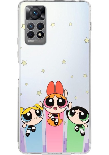 Redmi Note 12 Pro 4g Uyumlu Powerpuff Girls Tasarımlı Baskılı Silikon Kılıf