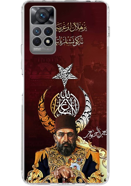 Redmi Note 12 Pro 4g Uyumlu Abdülhamid Han Baskılı Silikon Kılıf
