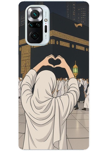 Redmi Note 10 Pro Uyumlu Kabe Aşkı Baskılı Silikon Kılıf