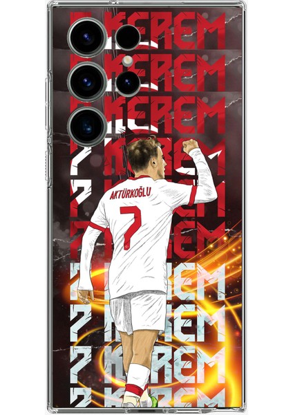 Samsung Galaxy S24 Ultra Uyumlu Kerem Aktürkoğlu Sevinç Baskılı Silikon Kılıf
