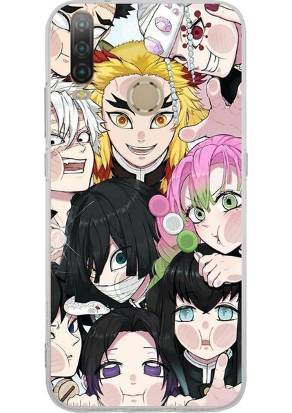 General Mobile Gm 10 Uyumlu Demon Slayer Manga Baskılı Silikon Kılıf