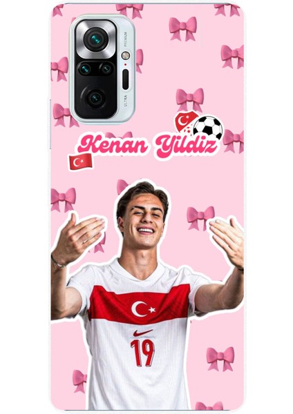 Redmi Note 10 Pro Uyumlu Kenan Yıldız Kurdele Baskılı Silikon Kılıf