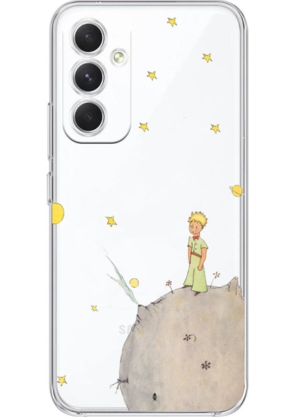 Samsung Galaxy A54 Uyumlu Küçük Prens Tasarımlı Baskılı Silikon Kılıf