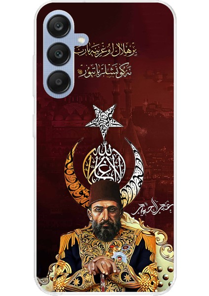 Samsung Galaxy A25 Uyumlu Abdülhamid Han Baskılı Silikon Kılıf