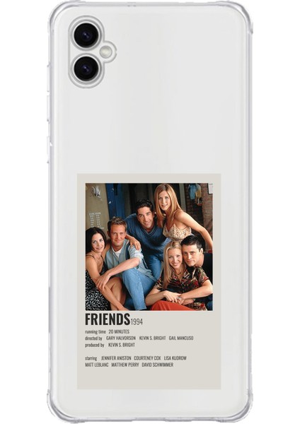 Samsung Galaxy A04 Uyumlu Friends Mini Poster Tasarımlı Baskılı Silikon Kılıf
