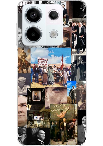 Redmi Note 13 Pro 5g Uyumlu Atatürk Cumhuriyet Baskılı Silikon Kılıf