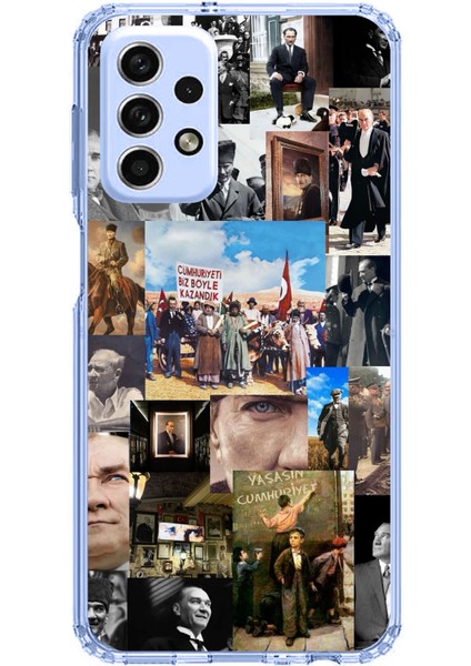 Samsung Galaxy A33 Uyumlu Atatürk Cumhuriyet Baskılı Silikon Kılıf