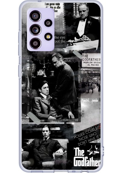 Samsung Galaxy A52 - A52S Uyumlu The Godfather Baba Film Tasarımlı Baskılı Silikon Kılıf