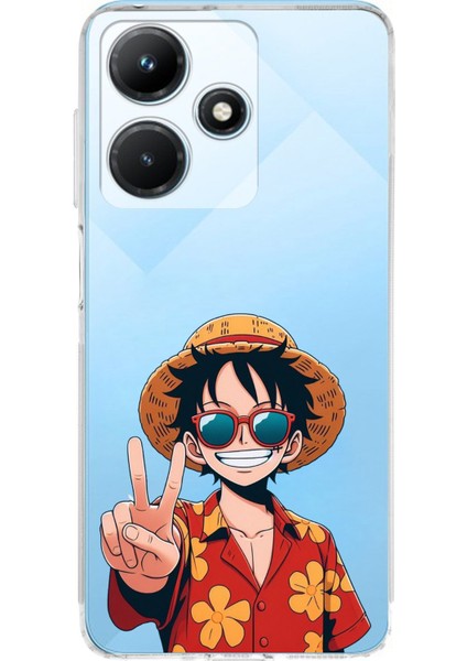 Infinix Hot 30I Uyumlu Monkey D. Luffy Tasarımlı Baskılı Silikon Kılıf