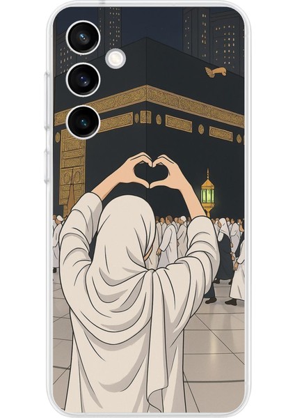 Samsung Galaxy S23 Fe Uyumlu Kabe Aşkı Baskılı Silikon Kılıf