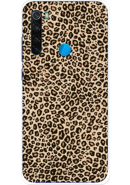 Redmi Note 8 Uyumlu Leopar Tasarımlı Baskılı Silikon Kılıf