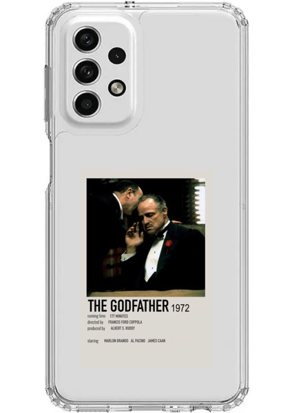 Samsung Galaxy A73 Uyumlu The Godfather Baba Poster Tasarımlı Baskılı Silikon Kılıf