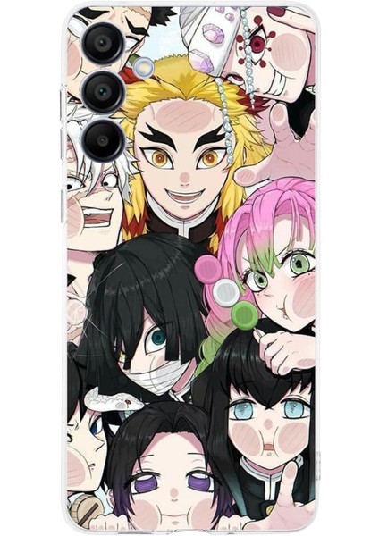 Samsung Galaxy A16 Uyumlu Demon Slayer Manga Baskılı Silikon Kılıf