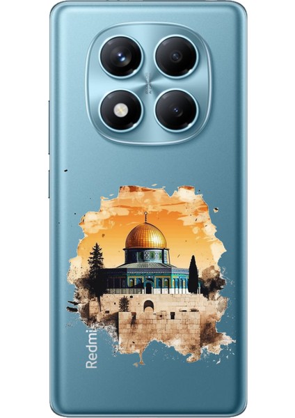 Redmi Note 14 Pro 4g Uyumlu Mescid-I Aksa Tasarımlı Baskılı Silikon Kılıf