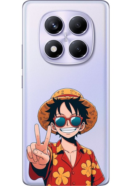 Redmi Note 14 Pro Plus 5g Uyumlu Monkey D. Luffy Tasarımlı Baskılı Silikon Kılıf