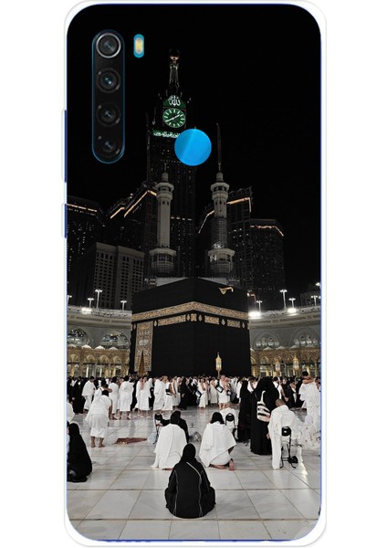 Redmi Note 8 Uyumlu Kabe Umre Baskılı Silikon Kılıf