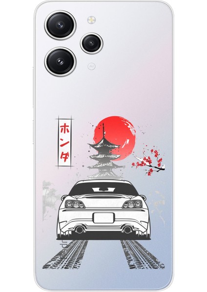 Redmi 12 Uyumlu S2000 Tasarımlı Baskılı Silikon Kılıf