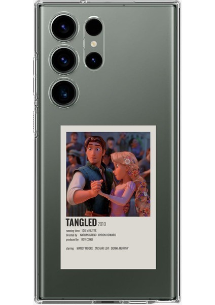 Samsung Galaxy S24 Ultra Uyumlu Rapunzel Tangled Tasarımlı Baskılı Silikon Kılıf